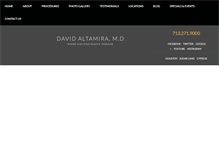 Tablet Screenshot of draltamira.com